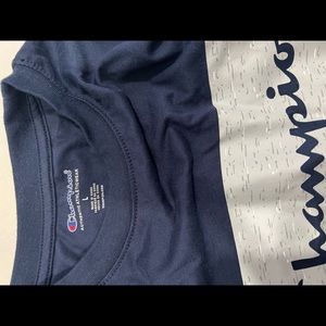 Champion Blue long sleeve boys shirt with tags